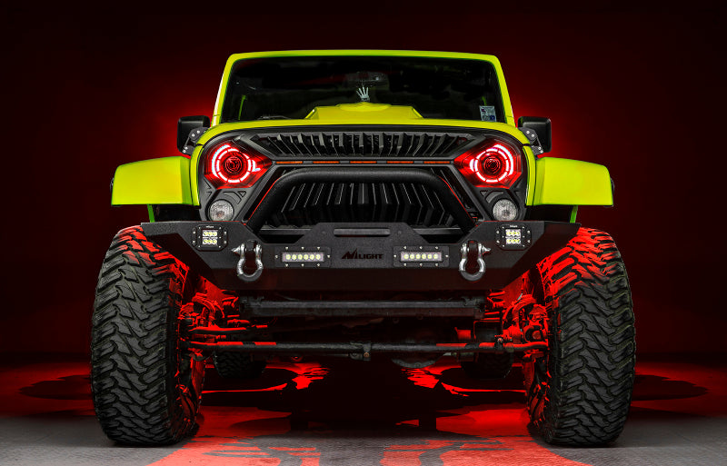 Oracle Oculus 7in ColorSHIFT Bi-LED Projector Headlights compatible with Jeep Wrangler JK SEE WARRANTY 5876-335