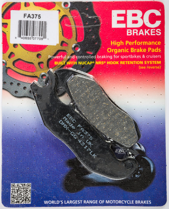 EBC Brakes FA375 Disc Brake Pad Set