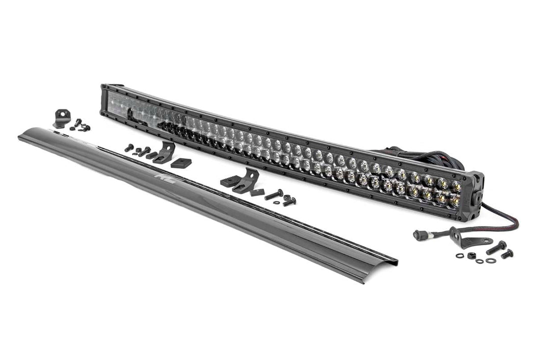 Rough Country Black Series Led 40 Inch Lightcurved Dual Row White Drl 72940BD