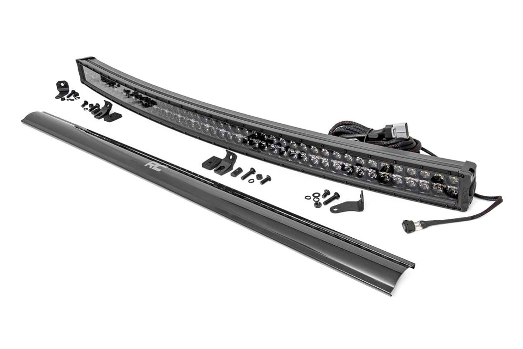 Rough Country Black Series Led 50 Inch Lightcurved Dual Row White Drl 72950BD