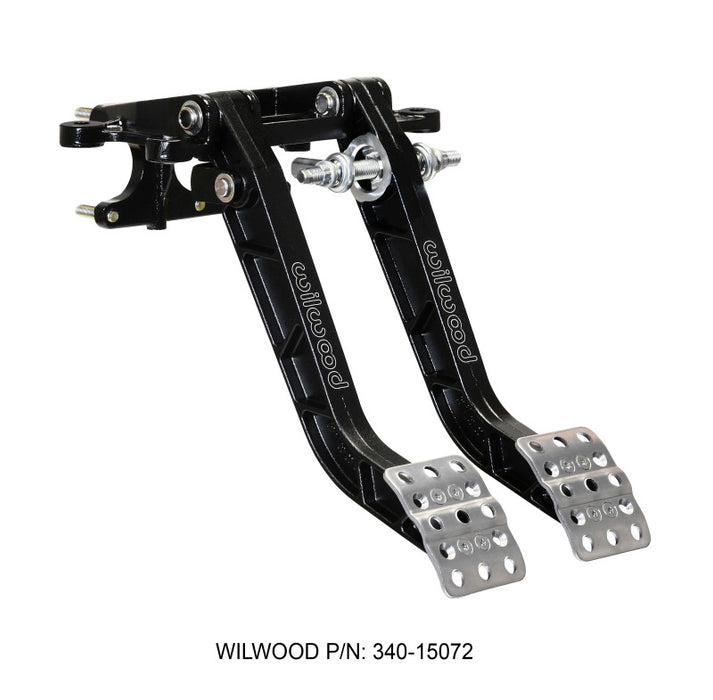 Wilwood Adjustable-Trubar Dual Pedal Brake / Clutch Fwd. Swing Mount 6.25:1 340-15072