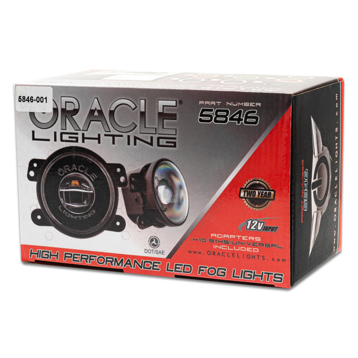 Oracle compatible with Jeep Wrangler JK/JL/JT High Performance W LED Fog Lights ColorSHIFT Dynamic SEE WARRANTY 5846-332
