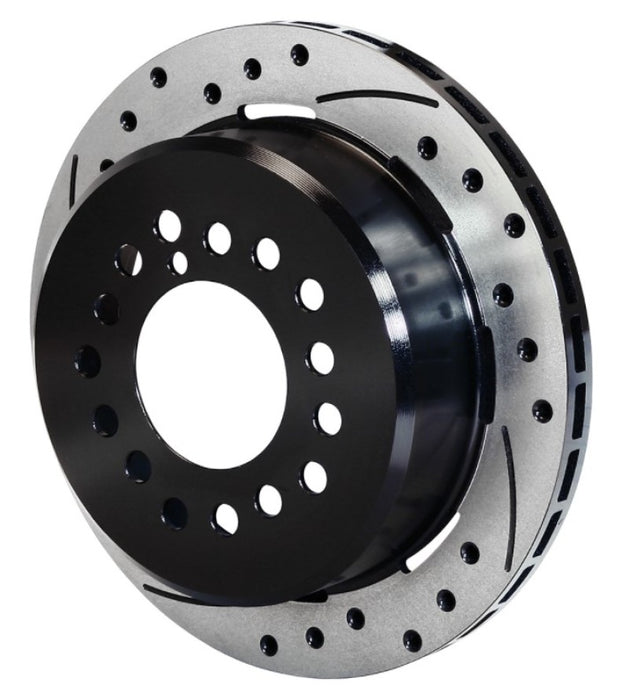Wilwood Rotor-1.91in Offset-SRP-BLK-Drill-RH 12.19 x .810 5 Lug 3.12in Reg-C10 160-9989-BK