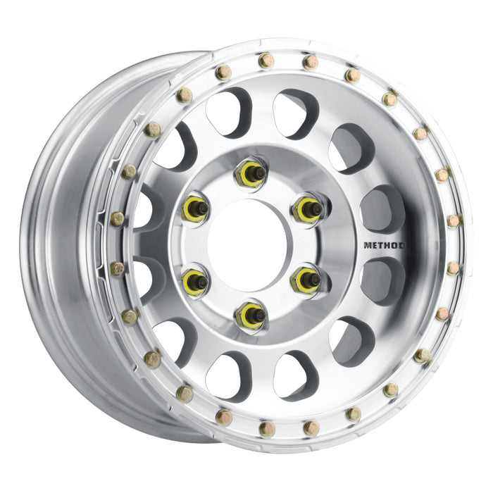 Method MR103 Beadlock 17x9 -12mm Offset 6x6.5 108mm CB Raw Machined w/BH-H24125 Wheel MR10379070312BR