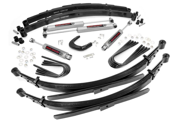 Rough Country 6 Inch Lift Kit 52 Inch Rear Springs Fits GMC C15/K15 Truck/Half-Ton Suburban (73-76) 12630