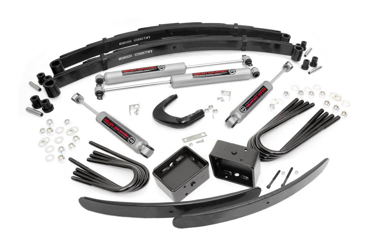 Rough Country 6 Inch Lift Kit Rear Blocks Fits GMC C15/K15 Truck/Half-Ton Suburban (73-76) 12530