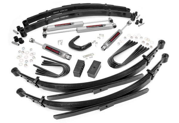Rough Country 6 Inch Lift Kit 52 Inch Rear Springs Fits Chevy/GMC C20/K20 C25/K25 Truck (73-76) 12930