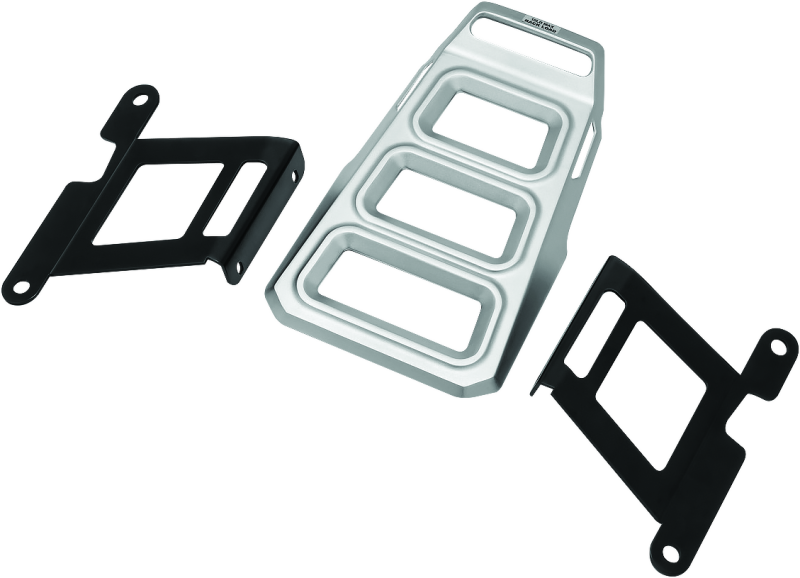 Kuryakyn Dillinger Luggage Rack Silver 6664