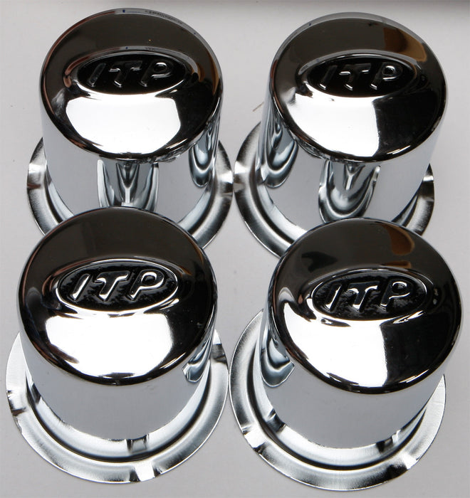 Itp Steel 4/110 Chrome Cap 4 Pack SM1300BX