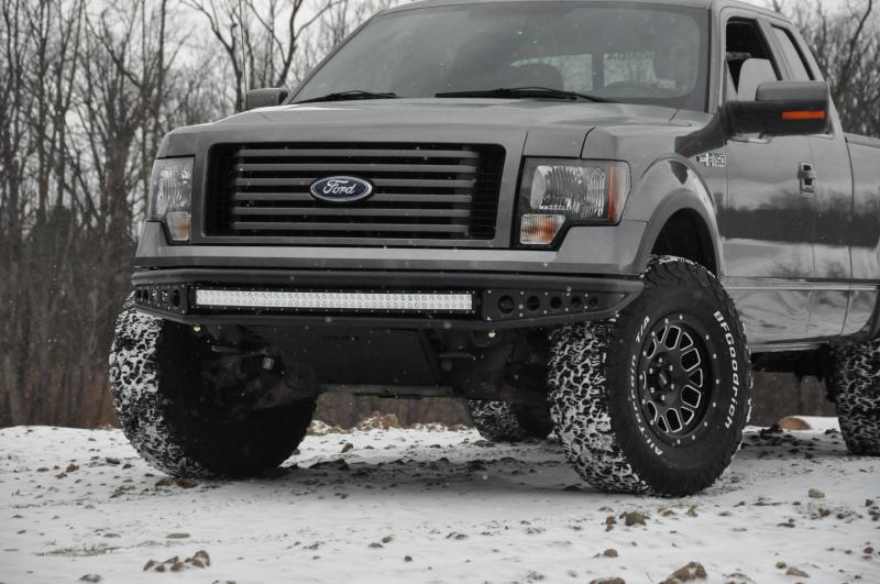 DV8 Offroad 09-14 Ford F-150 Baja Style Front Bumper FBFF1-04