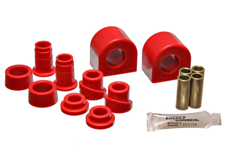 Energy Suspension 88-96 Chevy Corvette Red 24mm Front Sway Bar Bushing Set (End Links Inc) 3.5141R