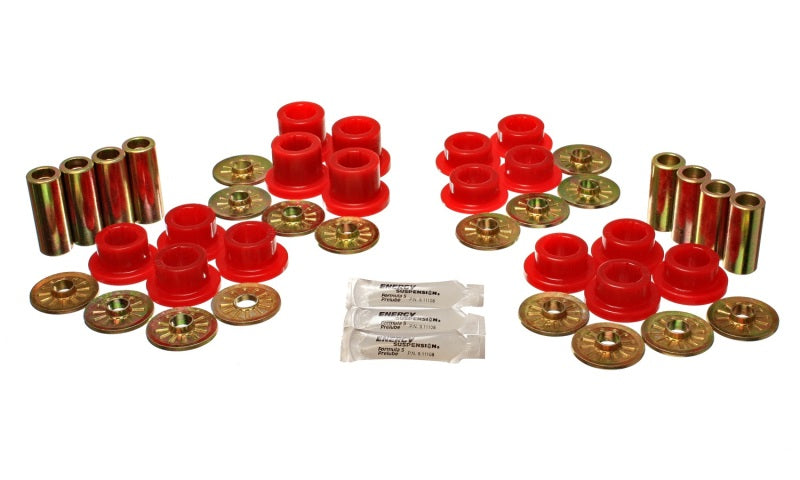 Energy Suspension 92-02 Compatible with Dodge Viper Red Rear Control Arm Bushing Set 5.3126R