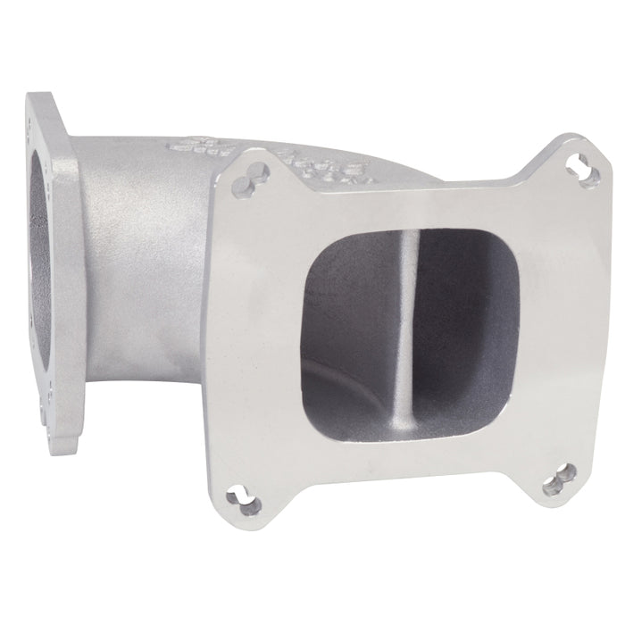 Edelbrock High Flow Intake Elbow 95mm Throttle Body to Square-Bore Flange As-Cast Finish 3849