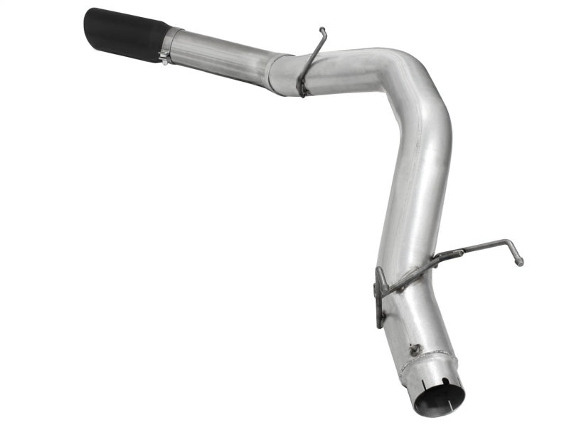 aFe MACHForce XP 5in DPF-Back SS Exhaust Compatible with Dodge RAM 13-14 6.7L (td) Mega Cab w/ Black Tip 49-42039-B