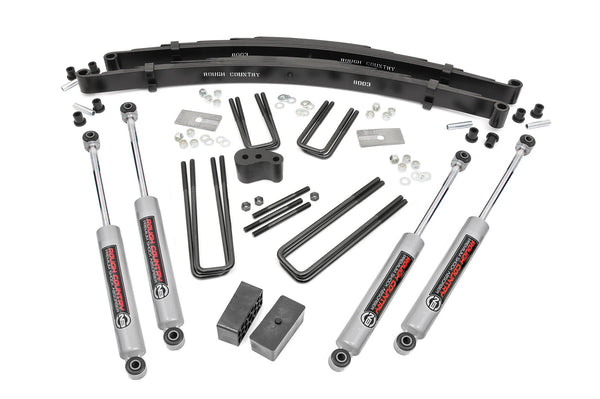 Rough Country 4 Inch Lift Kit Rear Blocks Fits Dodge W100 Truck/W200 Truck (70-74) 300.20