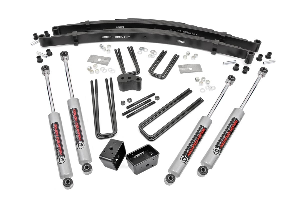 Rough Country 4 Inch Lift Kit Rear Blocks Fits Dodge W100 Truck/W200 Truck (74-77) 305.20