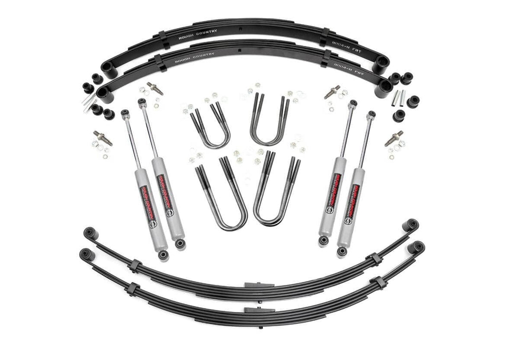 Rough Country 3 Inch Lift Kit Rear Springs compatible with Jeep Grand Wagoneer/J10 Truck/J20 Truck/Wagoneer 4Wd 64530