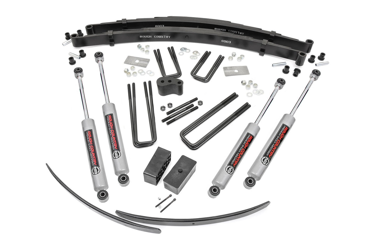 Rough Country 4 Inch Lift Kit Rear Blocks Fits Dodge/Plymouth Ramcharger/Trailduster (1974) 315.20