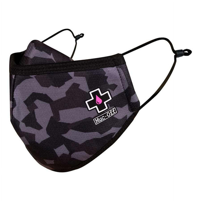 Muc-Off Urban Camo Reusable Facemask Large Urban Camo (Black Urban Camo)