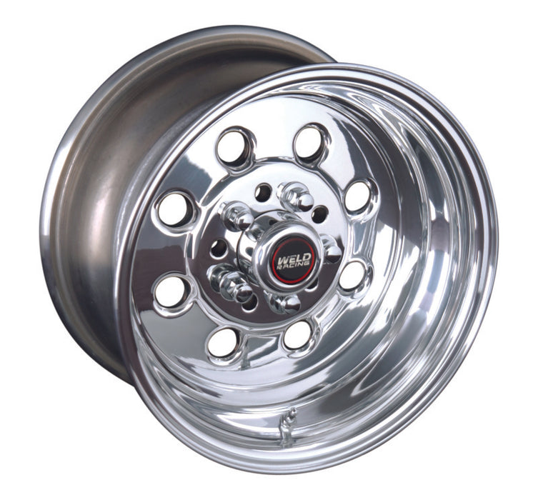 Weld Draglite 15x14 / 5x4.5 & 5x4.75 BP / 3.5in. BS Polished Wheel Non-Beadlock 90-514346