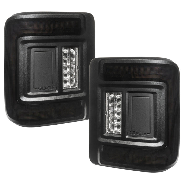 Oracle Lighting "Black Series" Flush Mount Led Tail Lights For Jeep Wrangler Jl 5884-504-T