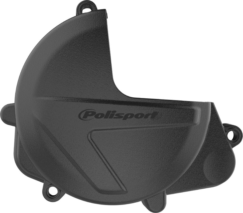 Polisport Clutch Cover Guard (BLACK) For 17-23 HONDA CRF450R