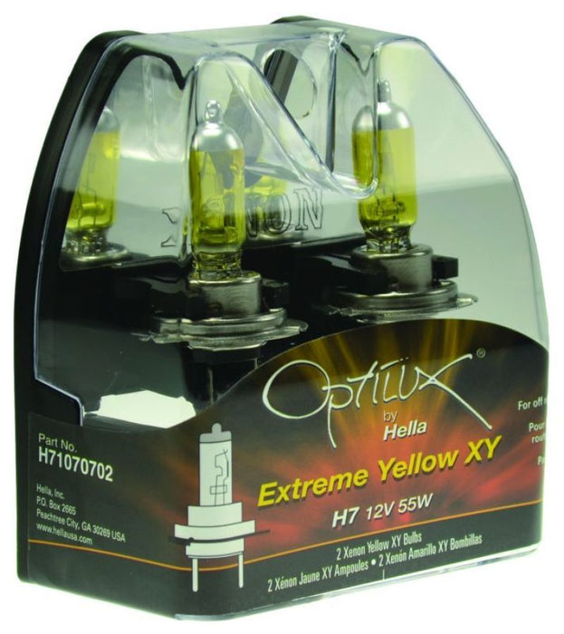 Hella Optilux H7 12V/55W XY Xenon Yellow Bulb H71070702