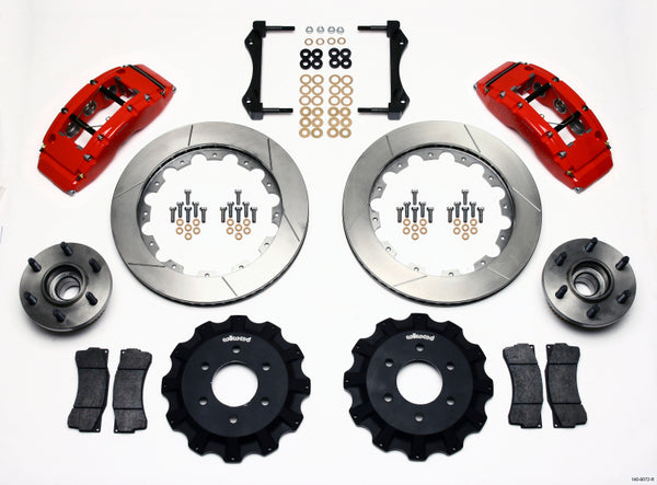 Wilwood TC6R Front Kit 16.00in Red 2004-2008 Ford F150 140-9072-R