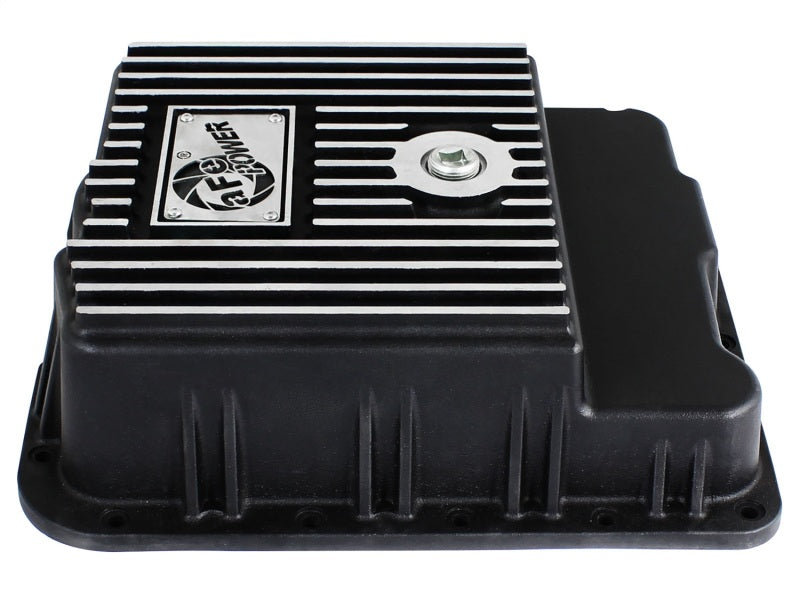 aFe Transmission Pan (Black w/ Machined Fins) GM Trucks 99-16 (4L60-E/4L60E/4L65E/4L70E/4L75E) 46-70242