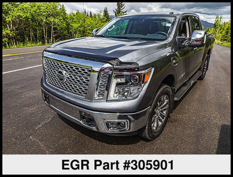 EGR 16+ Compatible with Nissan Titan XD Superguard Hood Shield (305901) 305901