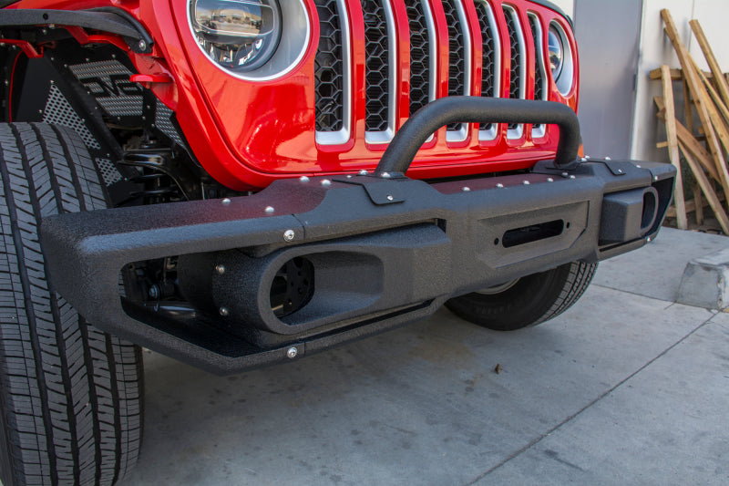 DV8 Offroad 2018+ compatible with Jeep JL/Gladiator Winch Ready Front Bumper FBJL-10