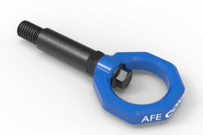 aFe Control Front Tow Hook Blue BMW F-Chassis 2/3/4/M 450-502001-L