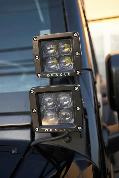 5812 001 Black Series Oracle 7D 3In. 20W Led Square Spot/Flood Light