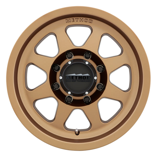 Method MR701 17x8.5 0mm Offset 8x6.5 130.81mm CB Method Bronze Wheel MR70178580900