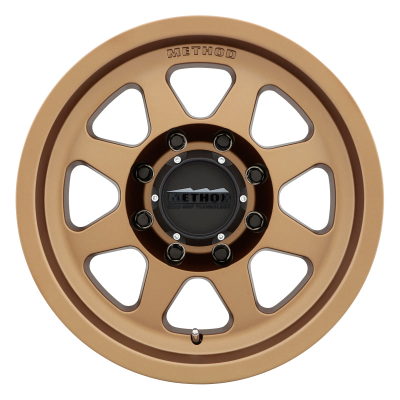 Method MR701 17x8.5 0mm Offset 8x170 130.81mm CB Method Bronze Wheel MR70178587900