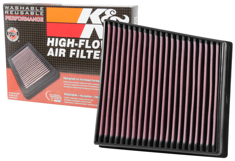 K&N 2017 Chevrolet Silverado 2500HD V8-6.6L DSL Replacement Drop In Air Filter 33-5065