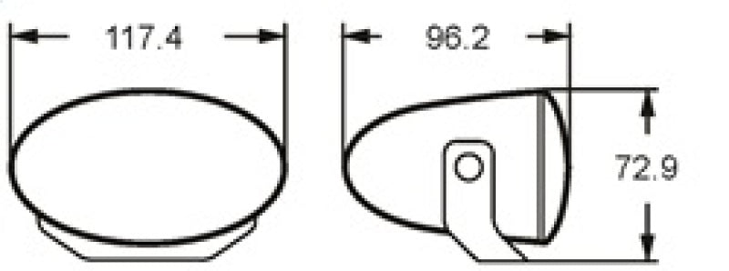 Hella FF50 Series H7 12V/55W Halogen Driving Lamp Kit 8283811