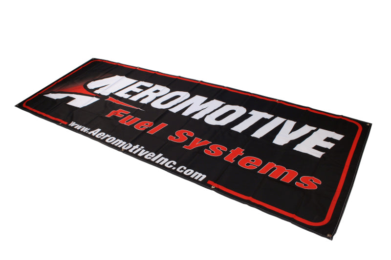 Aeromotive Banner 32in x 92in (Black/Red) 95012