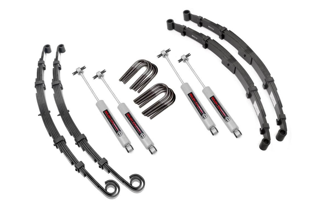 Rough Country 2.5 Inch Lift Kit compatible with Jeep Cj 4Wd (1955-1968) 60030