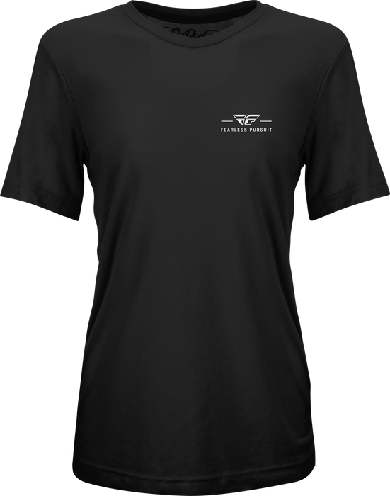 Fly Racing 356-0050M Women's Fly Motto Tee Black Md