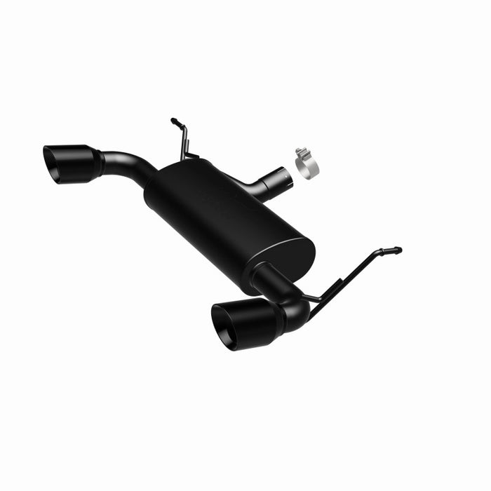 MagnaFlow 07-17 compatible with Jeep Wrangler JK 3.8/3.6L Dual Split Rear Exit Black Axle-Back Exhaust 15160