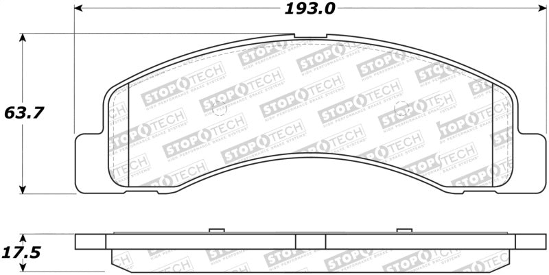 StopTech Street Select Brake Pads 305.0756