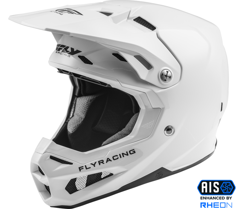 Fly Racing 2022 Adult Formula Carbon Solid Helmet (White, XX-Large)