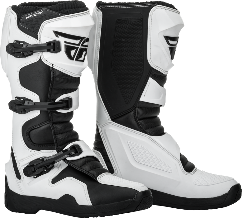 Fly Racing Maverik Boot (White/Black, 14)