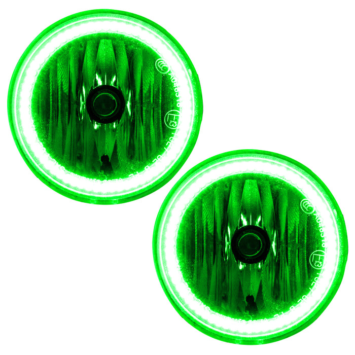 Oracle Lighting 07-09 compatible with Jeep Patriot Pre-Assembled LED Halo Fog Lights -Green SEE WARRANTY 7078-004