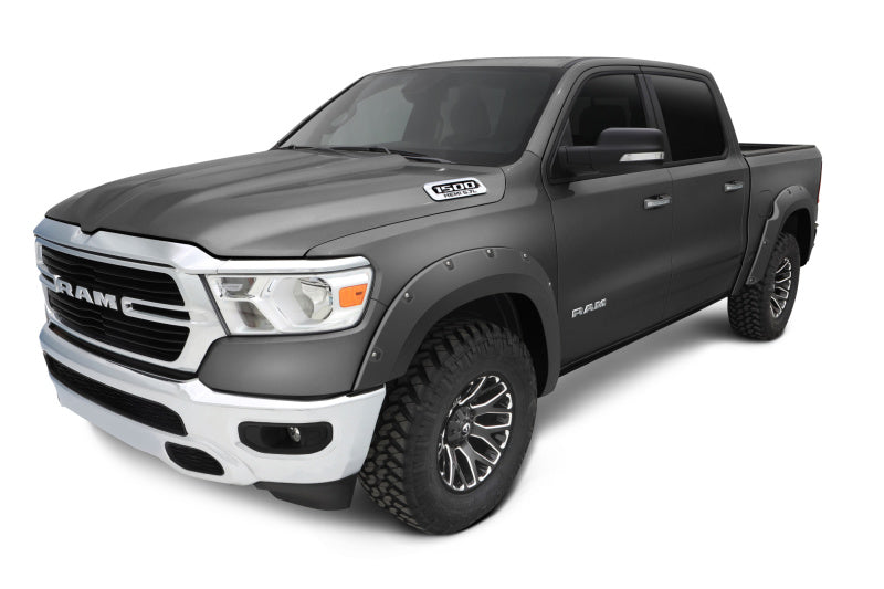 Bushwacker 20-22 Ram 1500 (Excl. Rebel/TRX) 76.3/67.4in Bed Pkt Style Flares 4pc Grnite Cryst Met 50924-65