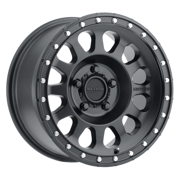 Method MR315 17x8.5 0mm Offset 5x5 71.5mm CB Matte Black Wheel MR31578550500