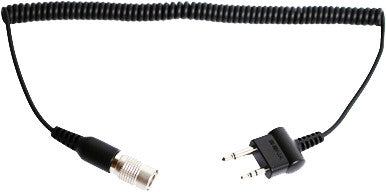 Sena SC-A0117 2-Way Radio Cable with Straight Twin-Pin Connector for Midland and Icom Devices, Black