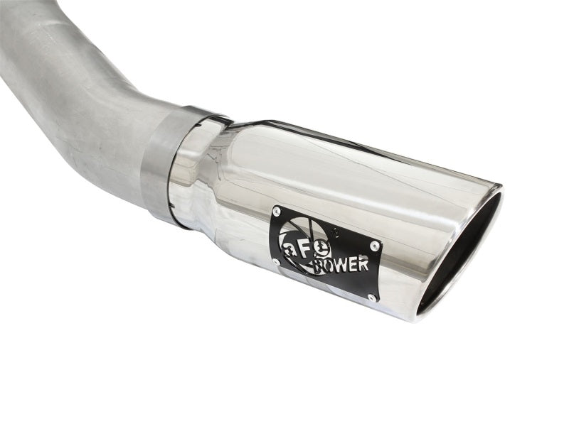 aFe MACHForce XP SS Exhaust 4in Cat-Back w/ Polish Tip 2015 Ford F-150 EcoBoost V6 2.7/3.5Ltt 49-43069-P