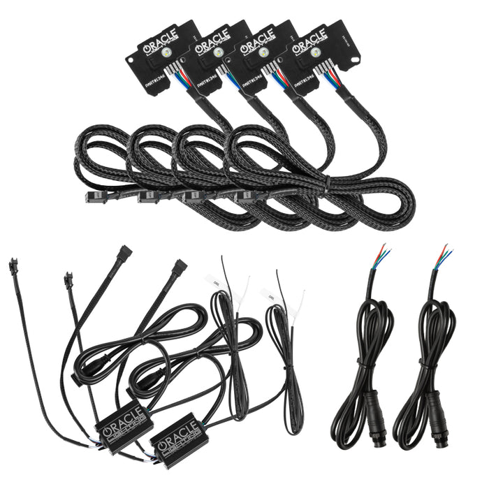 Oracle compatible with Jeep Wrangler JL/Gladiator JT RGB+W Headlight DRL Kit ColorSHIFT w/o Cntrl SEE WARRANTY 1346-334